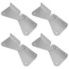 4PCS Gutter Downspout Extension Hinge Stainless Steel Flip Up Hinge