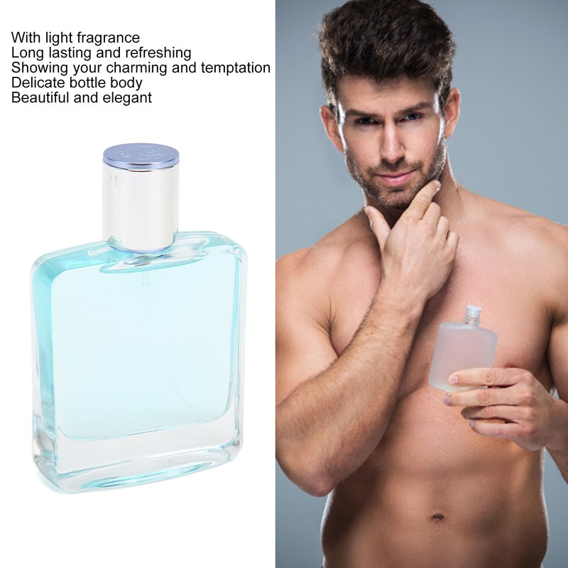 Male Perfume Aluminum Spray Head Light Fragrance Elegant Long Lasting