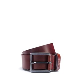 HUGO Men's Gionio_sz40 Belt, Brown (Dark 202), 38 (Manufacturer size: 85)