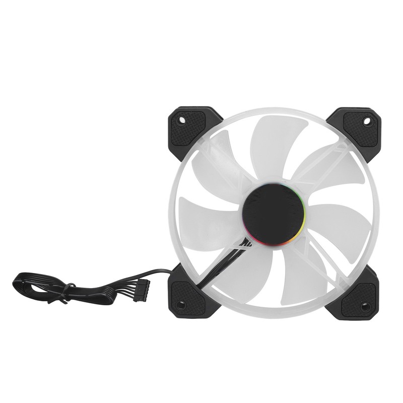 6pcs Computer Case Fan 120mm Ultra Quiet Adjustable Color RGB