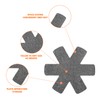 15pcs Felt Pan Protectors for Stacking, 3 Sizes Anti-Slip Heat