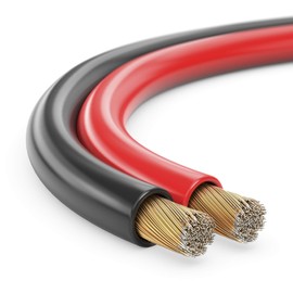 MANAX® Speaker Cable CCA 2 x 1.5 mm² Red/Black 10 m Ring