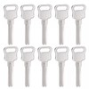 sourcing map Key Blanks 35 mm Length 2 Slots Brass