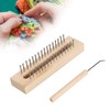 Wooden Knitting Loom with Loom Hook Wooden Knitting Loom Set