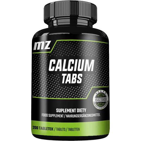 Calcium 200 Vegan Tablets - Organic Calcium Citrate 120 mg