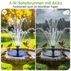 Vitcoco 2.5 W Solar Fountain, Upgraded Solar Pond Pump