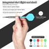 CyeeLife Integrated Dart Shaft and Flights Standard Shape,Dart Accessory Black/Red/Blue/Green/Yellow