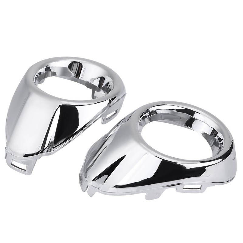Pair of Front Bumper Fog Light Fog Lamp Bezel Cover