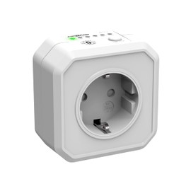 Ansmann ANSMANN Timer Steckdose -Schaltbare, kompakte Energiespar Steckdose mit Countdown Timer fr innen, Weihnachtsdeko, kein Standby Verbrauch, wei?, 2500W
