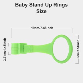 Rings for Cribs, Baby Hand Rings, Hand Rings for Baby, Help Babies Learn to Run and Train Arm Strength, Suitable for Cots, Travel Beds, Playpens, Pack of 8