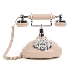 ROOMEDAL Audio Guest Book Wedding Phone Record Customized Audio Message with Guest Book Retro Phone Audio GuestBook for Wedding Birthday Party Confession (Rechargeable Battery)