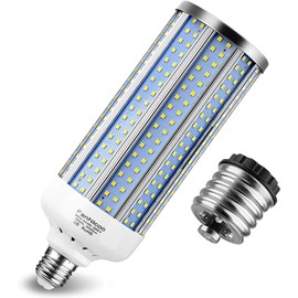 E39 80W LED Corn Light Bulb， 800W Equivalent 8000 Lumen 6500K Large Area Cool Daylight White for Outdoor Indoor Garage Warehouse Workshop Street Factory Backyard E39/E40&E26/E27 (E39/E40&E26/E27)