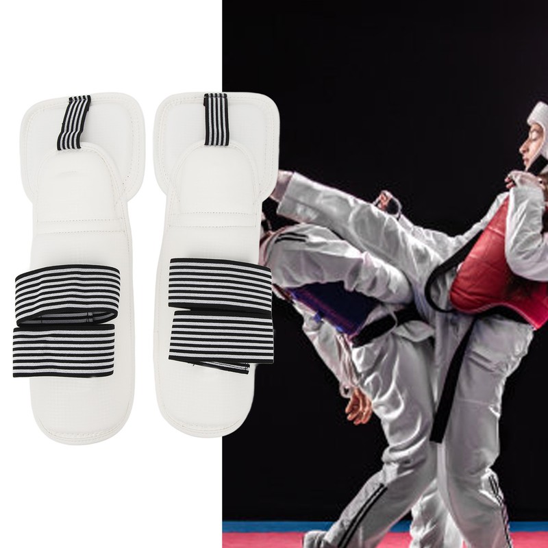 1 Pair Taekwondo Arm Protectors EVA Foam PU Matte Surface