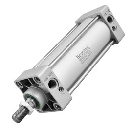 Heschen Pneumatic Standard Air Cylinder, SC 63-125, PT3/8'' Port, 63mm Bore, 125mm Stroke, Screwed Piston Rod Dual Action for Machinery Industry