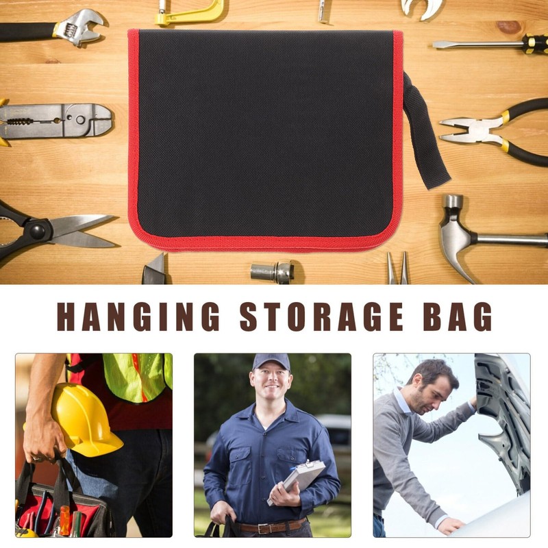 Angoily Oxford Cloth Tool Pouch with Handle 9.00X6.88X1.77In Small Drill