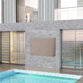 Easy-Going Outdoor TV Cover for 36 to 38 inches LCD, LED, Waterproof, Weatherproof and Dust-Proof TV Screen Protectors with Cleaning Cloth (38 inch,Camel)