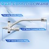 PWACCS Foam Cannon Dual Connector, Pressure Washer Car Wash Foam