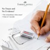 Faber-Castell Dust-free White Eraser (Box of 20) - Soft Erasing,