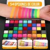 Kit Maquillaje 54 Colores Pintura Facial Base Agua Para Pint