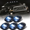 AMEXMART 5X White LED Cab Lights Smoked Cab Roof Running