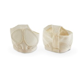 CZ Store Non-Slip Foot Pads, XL 43-45 EU Faux Suede Pads for Dancing, Lightweight Mesh Gauze Fabric, Toe Protection for Gymnastics, Yoga, Pilates, Ballet, Modern Jazz