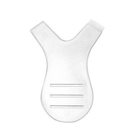 Y-Shape Eyelash Perm Stick Brush Beauty Tool Brush - Clear 12ea