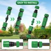 DHFUCNKO 15 Pcs Garden Hose Connector Kit, Hose Repair Connector,
