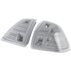 CARBBIA 68302828AA 68302829AA 1 Pair Left and Right Side Mirror Turn Signal Lights Clear Cover Lens Compatible with Dodge Ram 1500 2500 3500 2010-2018 Truck 4500 5500 2011-2014 68067758AA 68087759AA