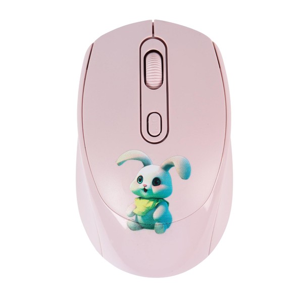 Samudgate 2.4GHz Wireless Mouse Cute Cartoon Computer Mouse DPI Adjustable