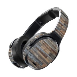 MightySkins Carbon Fiber Skin for Skullcandy Crusher ANC - Gray Wood | Protective, Durable Textured Carbon Fiber Finish | Easy to Apply, Remove, and Change Styles | Made in The USA