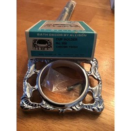 Allison Vintage ALLISON Bath Decor Cup Holder Chrome Finish New Older Stock In Box #606