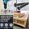 Blulu 200 Pcs Flat Head 5/16-18x3'' Trailer Deck Screws T40