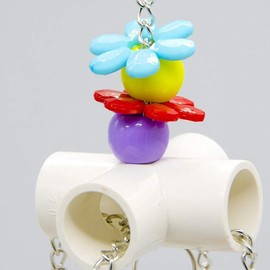 MILISTEN 1 Set Parrot Chewing Toy Parrot Swing Bells Toy Parrot Bell Toy Parrot Diversion Bells Bird Toy Bird Bells Toys Bell Decor Hanging Parrot Toy Delicate Bells Pendant Bird Bite Toy