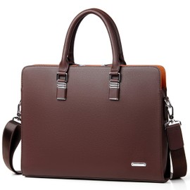 FSD.WG]Business Bag Leather Briefcase Shoulder Laptop Business Bag for Men