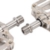 2PCS Folding Bike Pedals Ti Alloy Non Slip 3 Sealed