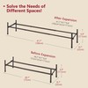 Tajsoon Expandable Shoe Rack for Closet 1 Tier, 28“-41“Adjustable &