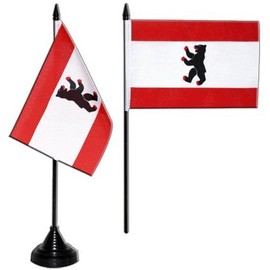 Berlin Flag Table Flag + Free Table, with flag FRITZE®