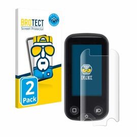 BROTECT Pack of 2 Full Cover Screen Protectors for Shimano Steps SC-E6100 Full Screen Protector Film [3D Curved, Anti-Fingerprint, Crystal Clear]