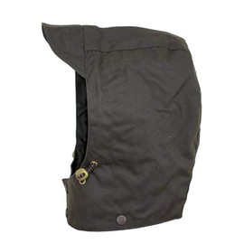 Outback Trading Oilskin Removable Breathable Waterproof Western Hood, Brown, X-Large