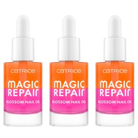 Catrice Magic Repair Blossom Nail Oil, Multicoloured, Regenerating, with Vitamins, Nourishing, Translucent, Vegan, No Microplastic Particles, No Preservatives, No Parabens, Pack of 3 (3 x 8 ml)