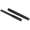 2Pcs Diamond Router Bits Black Brazed Straight Shank for Quartz