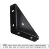 sourcing map 4Pcs Angle Corner Brackets 66mm x 66mm, Cold