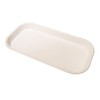 Small Thin White Plastic Catering Tray - KB7 (305mm L