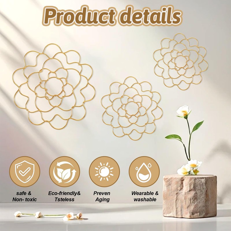 Classicseali 3pcs Flower Grid for Vase,4/5/6 in Floral Grid for