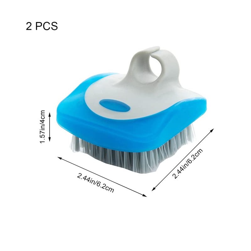 2 Pcs Vegetable and Fruit Cleaning Brush,Potato Scrubber,Flexible Fruit Brushes