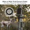 KSK Armored Trail Camera to Solar Panel Power Cord for