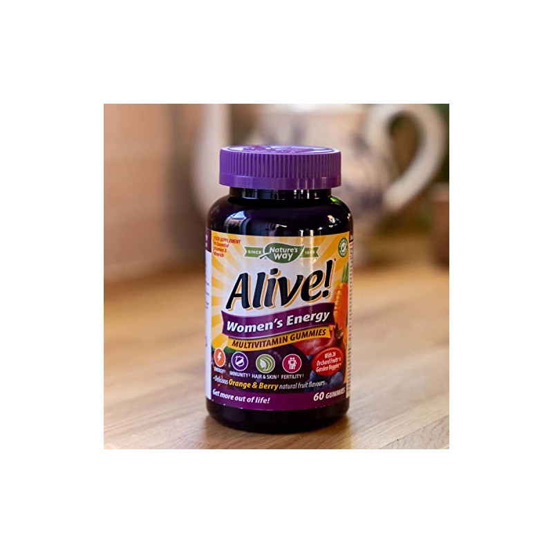 Alive! Women's Energy Multivitamins - 60 chewable Gummies