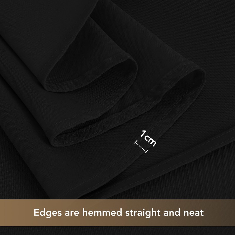 sancua Square Tablecloth 1 PCS 85x85 Black