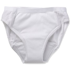 P&S Healthcare X-Small White Ladies Lace High Leg Incontinence Brief