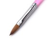 Kolinsky Sable Brush Acrylic Nail Art Builder Brush Crystal Pink